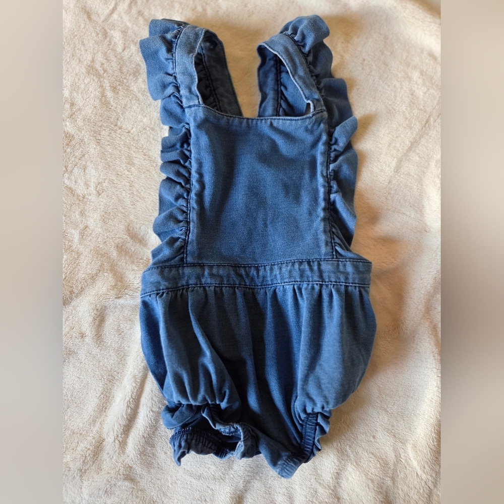 Blue Denim Romper